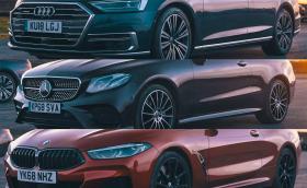 ДРАГ: BMW 840d срещу Mercedes E400d срещу Audi A8 50 TDI