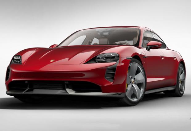 Porsche Taycan Turbo S на DizzyRiders. Специфицирахме колата с абсолютно всички възможни екстри
