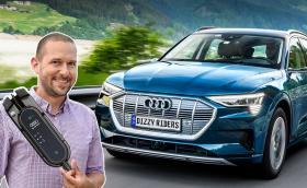 Карахме Audi e-tron, първият електрически модел на марката. Видео!