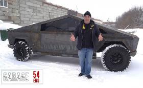 Този Cybertruck не е Tesla, а е УАЗ и е заваряван в Русия. Три видеа!