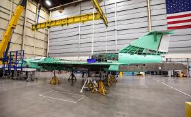 Корпусът на свръхзвуковия X-59 е готов