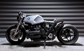 Турбина от Mitsubishi Evo и оборотомер от '79 Corvette, това BMW K1100 е сериозна машина